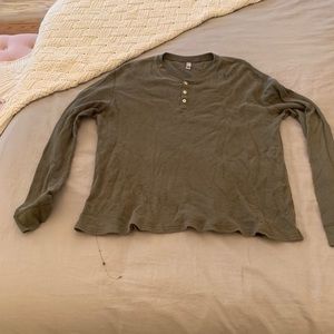 American apparel thermal top